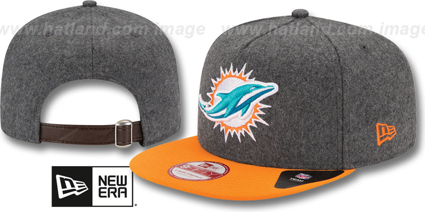 NFL Miami Dolphins NE Strapback Hat #01
